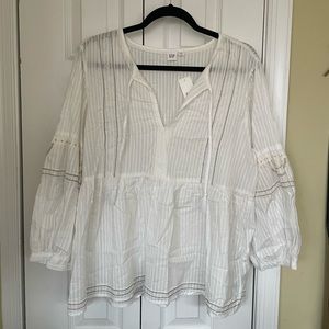 GAP White Blouse NWT